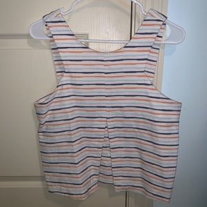 Multi colored striped top